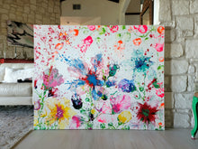 Load image into Gallery viewer, ROMAN CANDLES 60" x 48" ORIGINAL MONA HELMY ART PAINTING