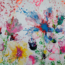 Load image into Gallery viewer, ROMAN CANDLES 60" x 48" ORIGINAL MONA HELMY ART PAINTING