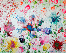 Load image into Gallery viewer, ROMAN CANDLES 60" x 48" ORIGINAL MONA HELMY ART PAINTING