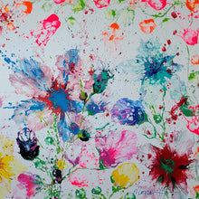 Load image into Gallery viewer, ROMAN CANDLES 60" x 48" ORIGINAL MONA HELMY ART PAINTING