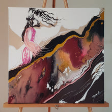 Load image into Gallery viewer, EVITA 20" x 20" ORIGINAL MONA HELMY ART PAINTING