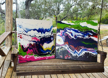 Load image into Gallery viewer, SHE-LOTES HILLS 30" x 30" ORIGINAL MONA HELMY ART PAINTING