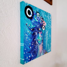 Load image into Gallery viewer, POSITIVE THINKER 20" x 20" ORIGINAL MONA HELMY ART PAINTING