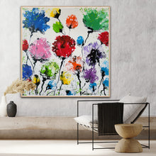 Load image into Gallery viewer, SWAY WITH ME 48&quot; x 48&quot; ORIGINAL MONA HELMY ART PAINTING

