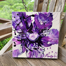 Load image into Gallery viewer, VIOLA 12&quot; × 12&quot; ORIGINAL PAINTING
