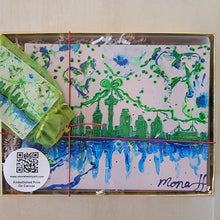 Load image into Gallery viewer, TOWER OF LOVE, SAN ANTONIO SKYLINE - EMBELLISHED CANVAS PRINT
