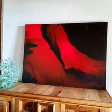 Load image into Gallery viewer, LOUBOUTIN ISLAND 40&quot; x 30&quot; ORIGINAL MONA HELMY ART PAINTING
