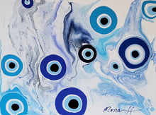 Load image into Gallery viewer, OH THOSE LUCKY BLUES 24&quot; x 18&quot; ORIGINAL PAINTING
